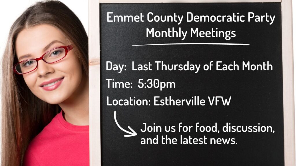 Emmet County Democrats Monthly Meeting